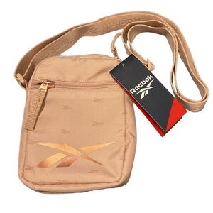 League Crossbody Pink Stucco Logo